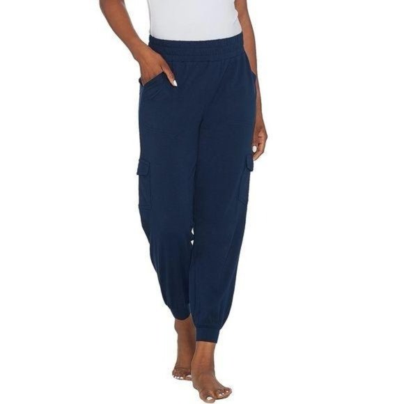 AnyBody Pants - AnyBody Cozy Knit Cargo Jogger Pants